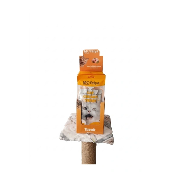 Krem Kedi Ödül Maması Tavuk Aromalı 12*4lü Paket Toplam 48 Ad.