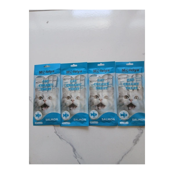 Krem Kedi Ödül Maması Somon Aromalı 12*4lü Paket Toplam 48 Ad.