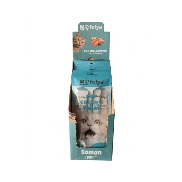 Krem Kedi Ödül Maması Somon Aromalı 12*4lü Paket Toplam 48 Ad.