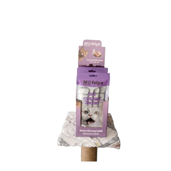 Krem Kedi Ödül Maması Tavuk & Keçi Sütü Aromalı 12*4lü Paket Toplam 48 Ad.