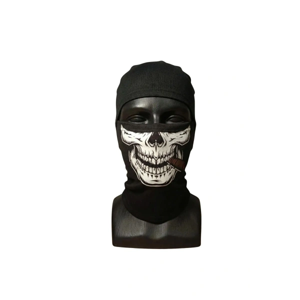 Unisex Kuru Kafa Puro Baskılı Balaklava 1 Adet Tek Beden Viskoz Kask İçi Outdoor Maske