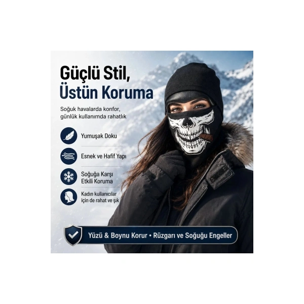 Unisex Kuru Kafa Puro Baskılı Balaklava 1 Adet Tek Beden Viskoz Kask İçi Outdoor Maske