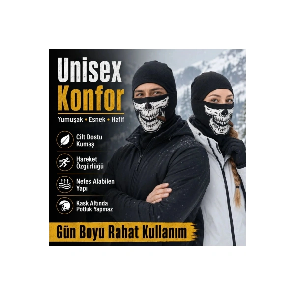 Unisex Kuru Kafa Puro Baskılı Balaklava 1 Adet Tek Beden Viskoz Kask İçi Outdoor Maske
