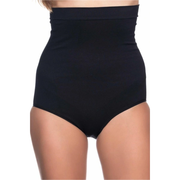 Siyah Yüksek Bel Slıp Korse - SSSSSS4468-9781