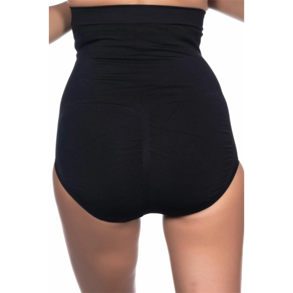 Siyah Yüksek Bel Slıp Korse - SSSSSS4468-9781