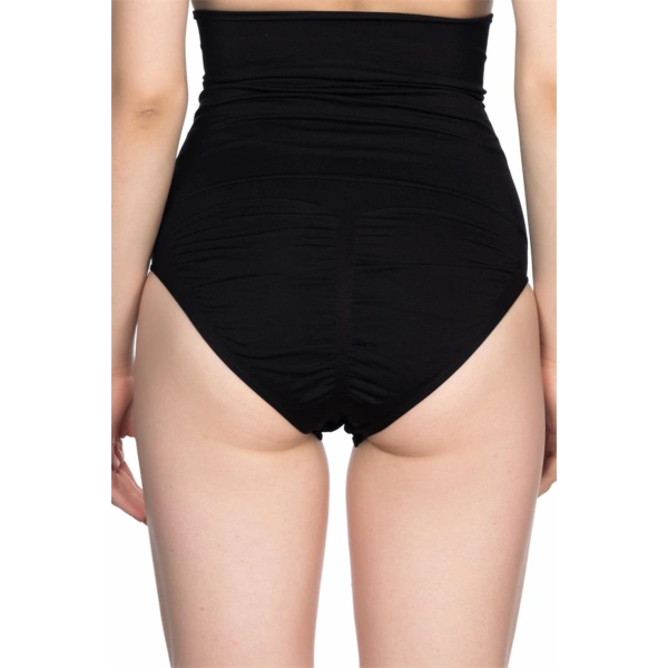 Siyah Double Yüksek Bel Çıtçıtlı Slip Korse - SSSSSS6089-9899