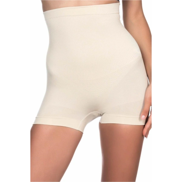 Ten MI Emay 2055 Yüksek Bel Masajlı Boxer Korse - SSSSSS3299-4875