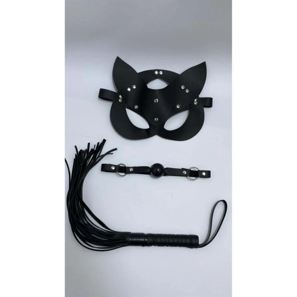 Siyah Maske Ağız Topu3Lü Set - SSSSSS3254-7392