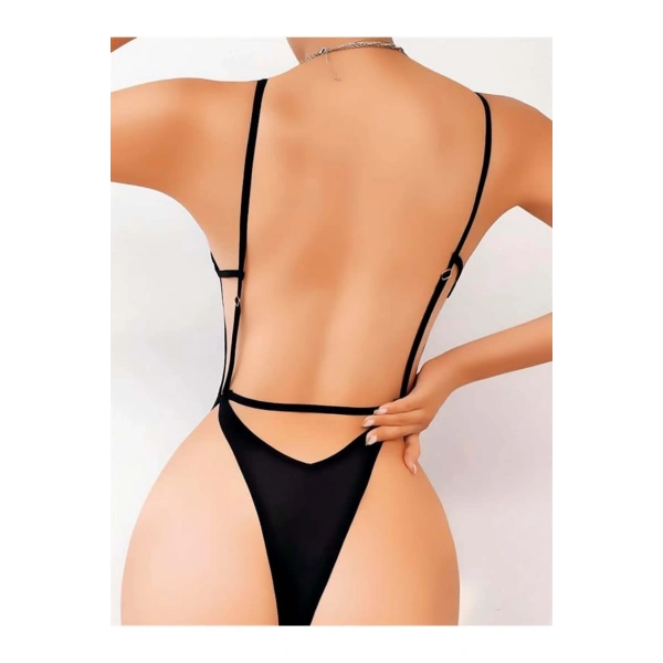 Sırt Dekolteli Çekici Fantezi Body - SSSSSS6477-2103