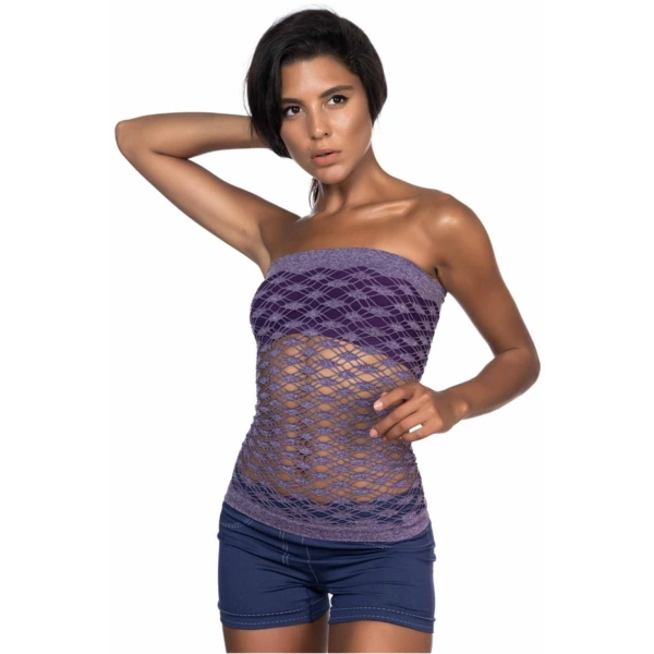 Mor MI Emay 5034 Fantazi Büstiyer Atlet Korse - SSSSSS9144-2084