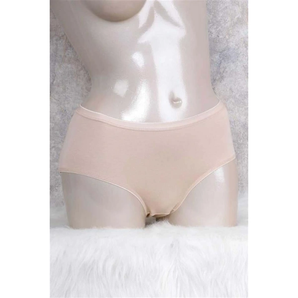 Pamuklu Orta Bel Geniş Bel Lastikli Slip - SSSSSS2583-8130