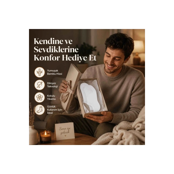 Erkek Bambu 6’lı Dikişsiz Babet Çorap Siyah Beyaz Gri Görünmez Sneaker Çorap Nefes Alan Yumuşak