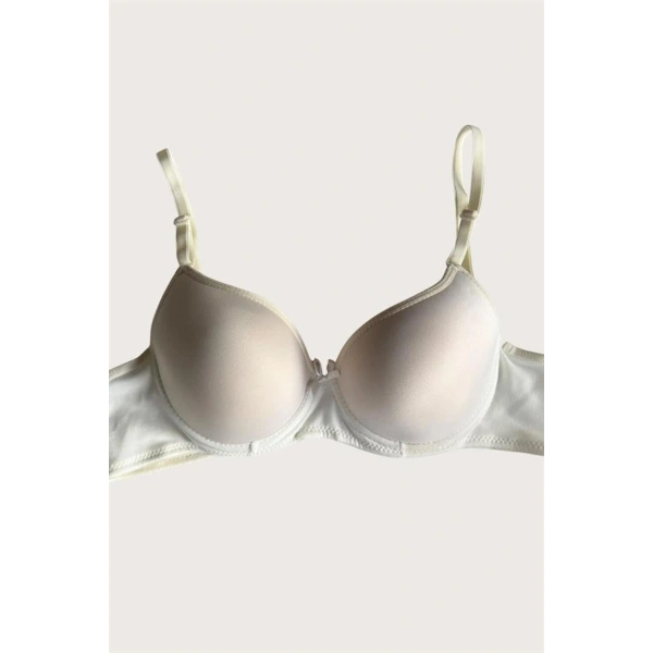Mikro Kumaş İçi Boş Balenli Günlük Tek Desteksiz Sütyen - SSSSSS9454-4463
