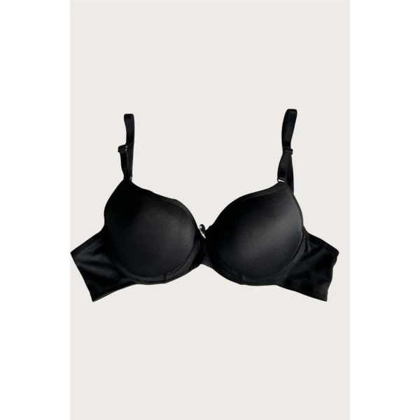 Mikro Kumaş Push Up Dolgulu Balenli Günlük Tek Destekli Sütyen - SSSSSS7613-4031
