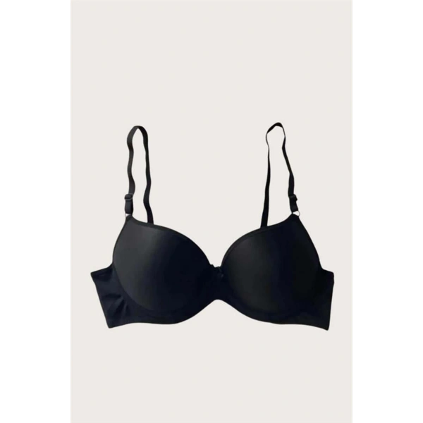 Mikro Kumaş Push Up Dolgulu Balenli Günlük Tek Destekli Sütyen - SSSSSS7613-4031