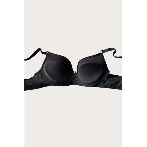 Mikro Kumaş Push Up Dolgulu Balenli Günlük Tek Destekli Sütyen - SSSSSS7613-4031