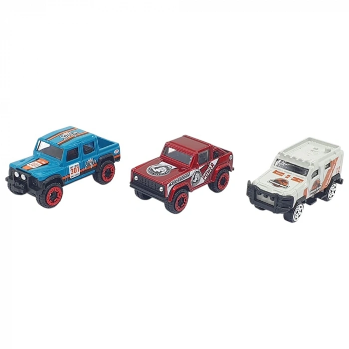 Marchè Bien 3lü Araba Off-Road Seti - Die Cast - DS045 (Lisinya)