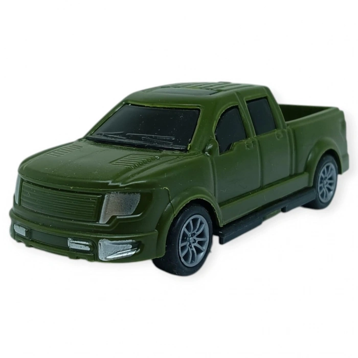 Marchè Bien Çek Bırak Arabalar 10 Cm - Yeşil Pick-Up (Lisinya)