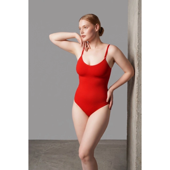 Marchè Bien ÇITÇITLI STRİNG BODY KORSE 9052 Beyaz