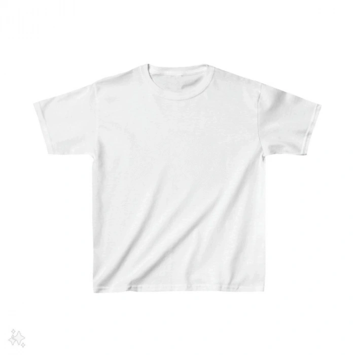 Marchè Bien Çocuk Unisex Basic T-Shirt - Beyaz