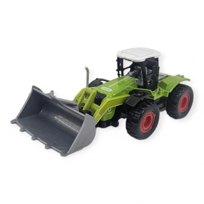 Marchè Bien Farm Mini Oyuncak Traktör - 14 cm Kepçe Çiftlik Aracı (Lisinya)