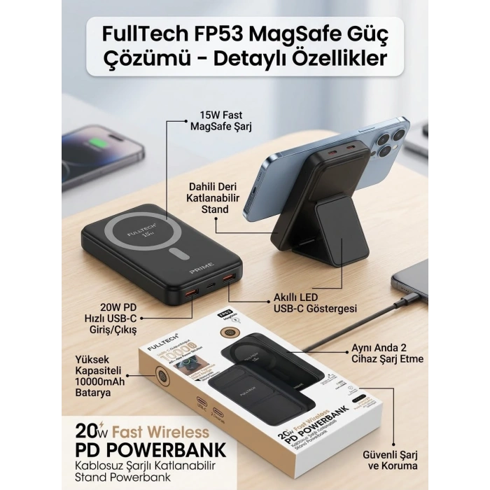 Marchè Bien FullTech FP53 10000mAh Powerbank - Lisinya