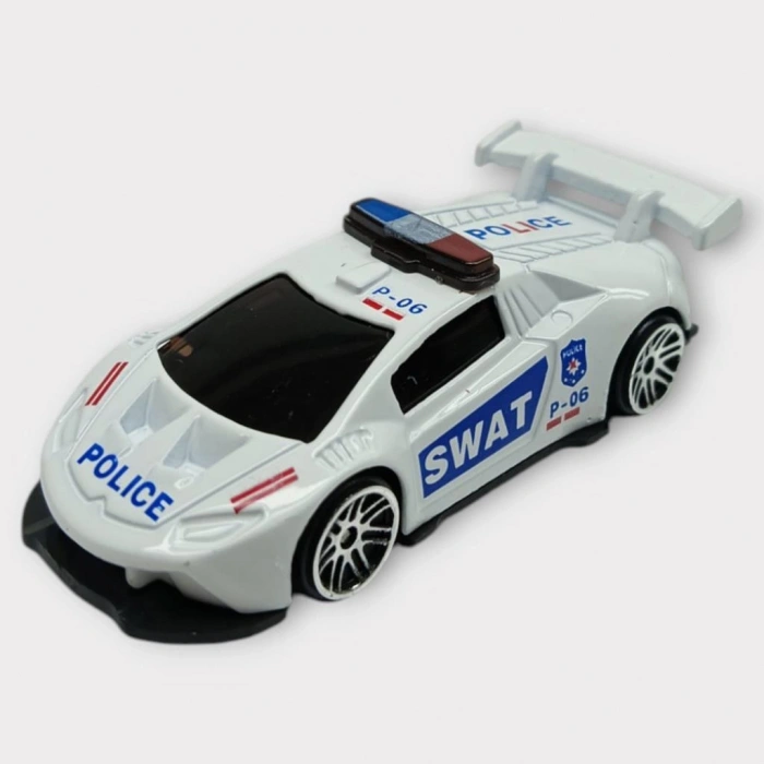Marchè Bien Metal Mini Polis Arabası  8 cm - Polis - 3 (Lisinya)
