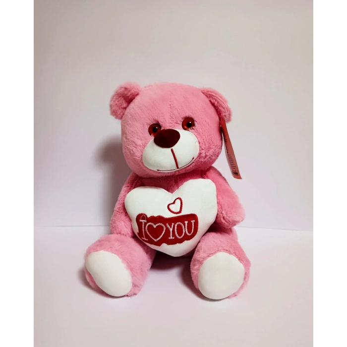 Marchè Bien Oyuncak Ayı 30 cm  Pembe