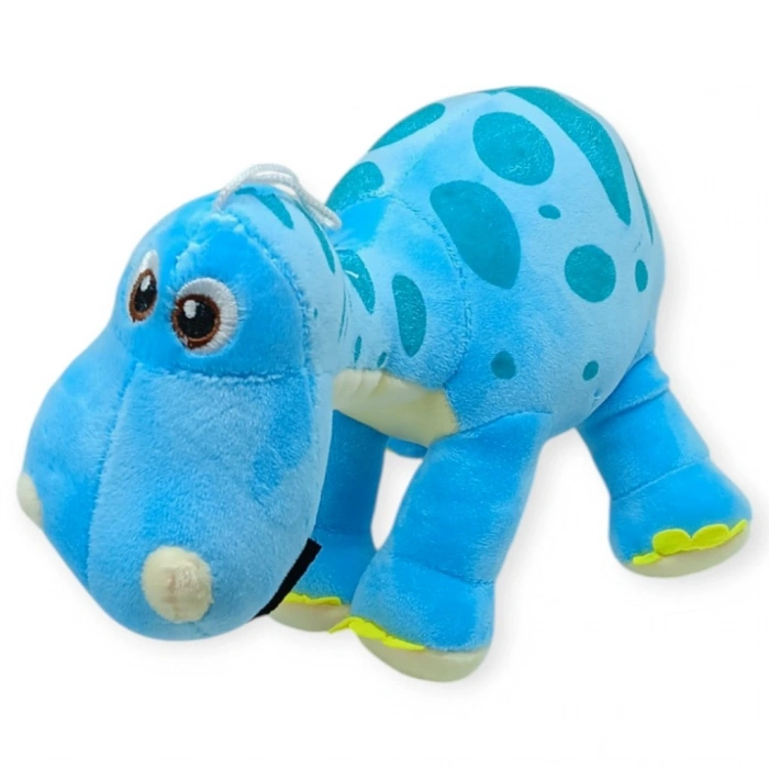 Marchè Bien Sevimli Peluş Dinazor Turko Dino 35 cm - Mavi (Lisinya)