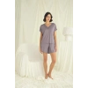 Arias Closet Kısa Kollu Dantelli V Yaka Şort Takımı