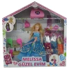 Marchè Bien Bebek Yedek Elbiseli Ve Aksesuarlı - 1115-21 - Mavi (Lisinya)