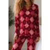 Marchè Bien Kadın Örme Gömlek Yaka Pembe Pijama Takımı