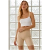 Marchè Bien Kadın Regular U Yaka Polyemide Kumaşlı Siyah Korse