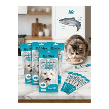 SOMONLU KREM KEDİ ÖDÜL MAMASI 15 GR*4 5 Lİ