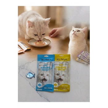 SOMONLU KREM KEDİ ÖDÜL MAMASI KARIŞIK 15 G 4 LÜ PAKET X2