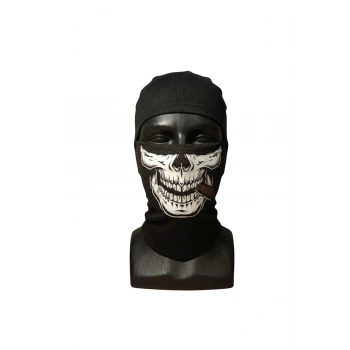Unisex Kuru Kafa Puro Baskılı Balaklava 1 Adet Tek Beden Viskoz Kask İçi Outdoor Maske