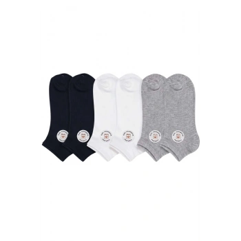 Unisex Dikişsiz Patik Çorap 6lı | %85 Pamuklu Geri Dönüşüm İplikli, Nefes Alan Spor