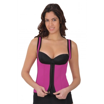 Pembe MI 9173 Terletici Agraflı Göğsü Açık Atlet Korse - SSSSSS4252-6989