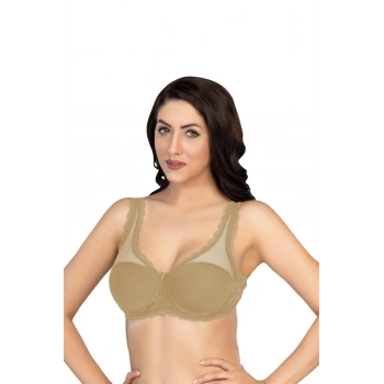 Ten MI Emay 172 D Pedli Dantelli Balenli Minimazer Toparlayıcı Sütyen - SSSSSS5253-9137