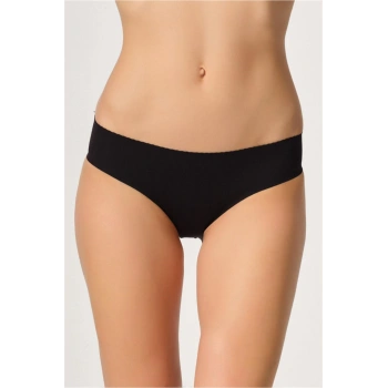 Siyah MI Emay 2701 Lazer Kesim Toparlayıcı Düşük Bel Külot Korse - SSSSSS6620-7126
