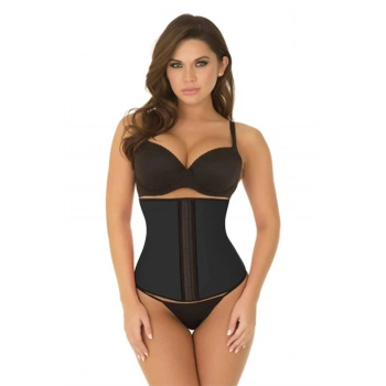 Siyah MI 9161 Terletici Agraflı Bel Korse - SSSSSS7470-4015