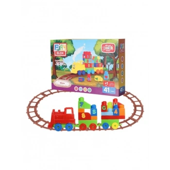 Marchè Bien 2403 - PLAYBOX 41 PARÇA LEGO TREN SETİ (Lisinya)
