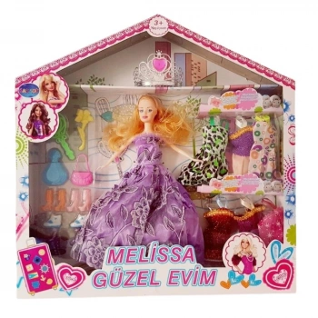 Marchè Bien Bebek Yedek Elbiseli Ve Aksesuarlı - 1115-21 (Lisinya)