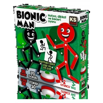 Marchè Bien Bionic Man Hafıza Dikkat Ve Beceri Oyunu