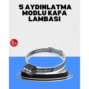 Marchè Bien Gece Koşusu İçin LED Kafa Lambası El Sensörlü - Lisinya