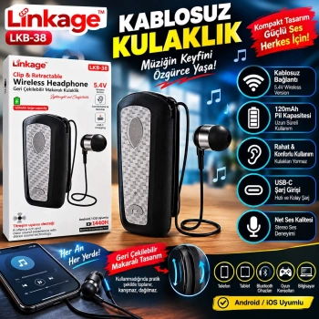 Marchè Bien LKB-38 Makaralı Bluetooth Kulaklık - Lisinya