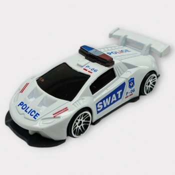 Marchè Bien Metal Mini Polis Arabası  8 cm - Polis - 3 (Lisinya)