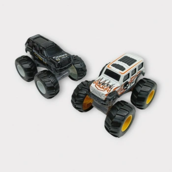 Marchè Bien Mini Off-Road Araçlar 2li - Siyah Beyaz (Lisinya)
