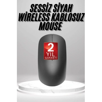 Marchè Bien Siyah Kablosuz Mouse Wireless Mouse Minimal Tasarım - Lisinya