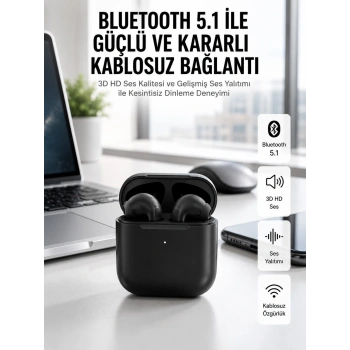 Marchè Bien Yeni Nesil Bluetooth Kulaklık İOS Android Uyumlu HD Ses Performansı - Lisinya